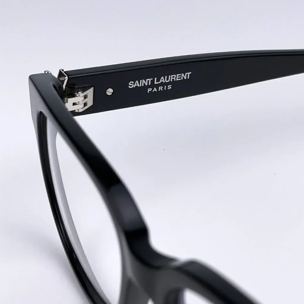 NEW Saint Laurent Classic SLM33/F 001 Black Cat Eye Women Eyeglasses